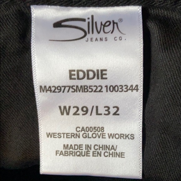 Men’s Silver Eddie jeans - Picture 3 of 3